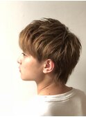 アッシュブラウンショートスタイル