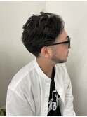 メンズ×夏パーマ