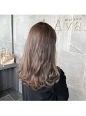お客様スナップ ローレイヤーロング/グレイアッシュ