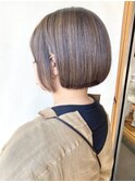 【morio原宿】ミニボブ 大人ナチュラルハイライトカラー