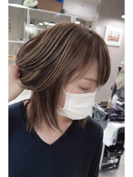 レディアル 大宮(REDEAL ope.) 【白髪手術】　ベージュ系ハイライト/白髪ぼかし/ハイライト