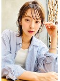 Aimee 町田 大人可愛い外ハネstyle×マロンベージュ