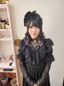 美容室イーナ(e na) 可愛く編み込み。