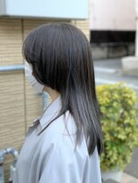 ハジー(Hajy)&nbsp;マッシュウルフ×フルハイライト×ブルーアッシュ