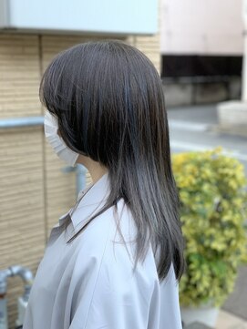 ハジー(Hajy) マッシュウルフ×フルハイライト×ブルーアッシュ