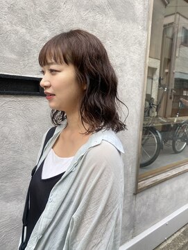 ニア 清澄白河(nir) 【清澄白河 半個室】 カールパーマ