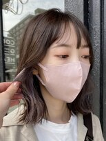 カムジーヘッドカミノウラ(COMEGHEAD KAMINOURA)&nbsp;ダブルカラーミルクティーベージュカラーケアブリーチ韓国ボブ