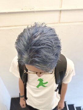 ヲタク(wotaku.) メンズハイトーンメンズショートアップバングスパイキーショート