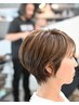 【初めての方におすすめ】ラウンドシェープカット＆ダメージレスカラー