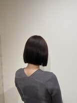 パプスドコワフュール 甲子園口店(Pap's de coiffeur) 切りっぱなしボブ