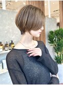 大人ショート/ショートヘア/ショートボブ/くびれショート/青山