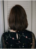 大人可愛いゆるっとボブ