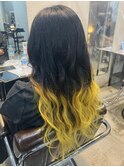 【松戸BULL】韓国ヘアー×イエローグラデーションカラー