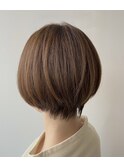 【reel hair  design】ショートボブ/ベージュ
