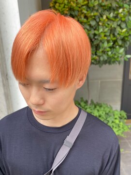 レフ(LEF) ハンサムショートミルクティーオレンジ/ダブルブリーチ