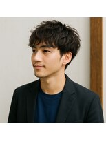 スープレックス ヘアーデザイン(SOUPREX HAIR DESIGN) ツーブロックマッシュショートくせ毛風パーマ 20代 30代 40代