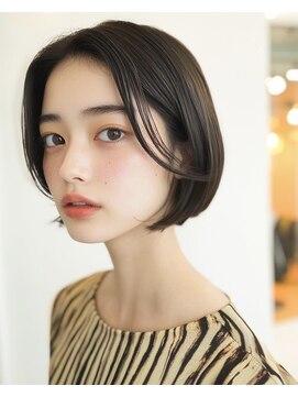 hum 立川【ハム】髪質改善・酸性ストレート・縮毛矯正 ココアベージュ/オリーブグレー/小顔/黒髪[立川/髪質改善]