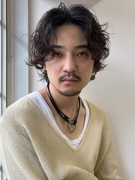 ヒューマン トシマエン 練馬 豊島園(HUMAN) フェザーパーマメンズパーマメンズショートカット