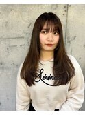 オリーブグレー/韓国風巻き/レイヤーカット/マロンベージュ/大宮