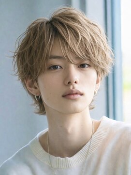 イチパーセント 横浜(1%) MEN’S HAIR/サーフカール/刈り上げセンターパート/横浜
