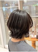 くびれ外ハネパーマ【津久井】