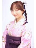 ヘアリゾート ラグーン(hair+resort lagoon) 【10代20代】卒業式袴スタイル★三つ編みタイトアレンジ