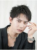 短髪スパイキーショートダウンバング