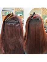 エヌ 北千住(N) 縮毛矯正BeforeAfter