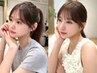 【結んでも可愛い】顔周りデザイン×透明感ヘア♪カット＋カラー