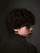 ルーシー 名古屋栄(LUCEY) センターパートニュアンスパーマフェザーパーマ波巻きパーマ