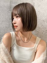 ガーデン 渋谷(GARDEN)&nbsp;小顔似合わせボブミルクブラウンナチュラルショート