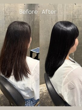 エノア 青山(ENORE) 弱酸性だからできる！縮毛矯正とカラー同時施術