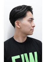 ルックグッドストア(LOOK GOOD STORE)&nbsp;テーパーフェードオールバックサイドパートスキンフェード