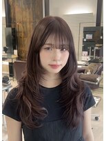 ノーム バイ アウラ(norm. by aura)&nbsp;ハッシュカット、透け感、ラベンダーグレージュ