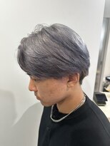 ウォルト(walt) 栄 メンズ ブルーアッシュ 韓国風マッシュ