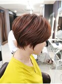 大人ショート×チェリーブラウン×クールショート