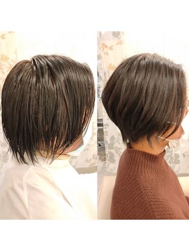 パシフィックダズールバトン(Pacific Dazzle baton) 前下がりハンサムショートにシフトチェンジ☆