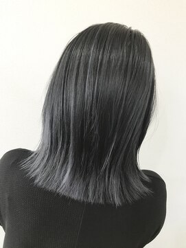 ヘア ライフ セリス(hair life Celis) バレイヤージュ×ダークプラチナグレー