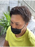 【hair salon W】センターパートヘア