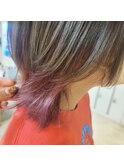 レイヤーカット×インナーカラー