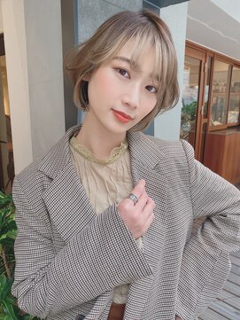 ルービック 高槻(Rubik's) 大人可愛い20代30代40代/丸みショート/インナーカラー