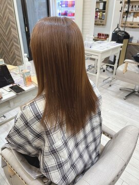 ヘアメイクゼロ 坂戸駅前店(hairmake zero) 【ナチュラルなストレート】oggiotto酸熱トリートメント