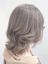 ヘア イノウエ HAIR INOUE 脱・白髪染め×ミディアムレイヤー