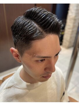 銀座 シノ 本店(shino) 前上げアップバングヘアー