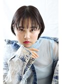 ワイドバングショート/ミニボブ/丸みショート