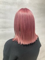 ステラ 天王寺あべの店(STELLA) 髪質改善トリートメント ブリーチ ピンクベージュ ピンク 艶髪