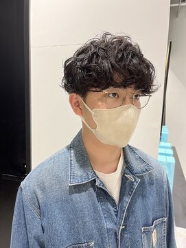 イワイナゴヤ(i i -IWAI NAGOYA-) マッシュ無造作パーマ