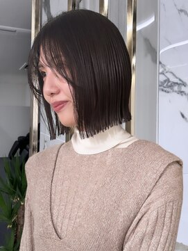 エトワール(ETOILE) 切りっぱなしボブ×シースルーバング