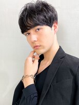 アース 天満橋店(HAIR & MAKE EARTH)&nbsp;爽やかメンズ☆無造作ツーブロックマッシュナチュラル黒髪