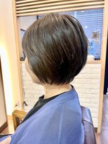 ヘアー グリーン(hair green) 30代40代50代丸みマッシュショートボブ【髪質改善/百合ヶ丘】